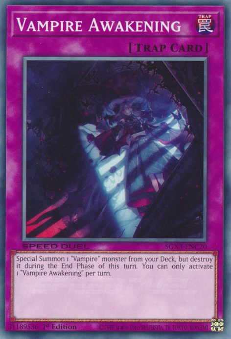 Vampire Awakening [SGX3-ENC20] Common Yu-Gi-Oh!