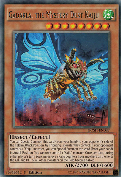 Gadarla, the Mystery Dust Kaiju [BOSH-EN087] Rare Yu-Gi-Oh!