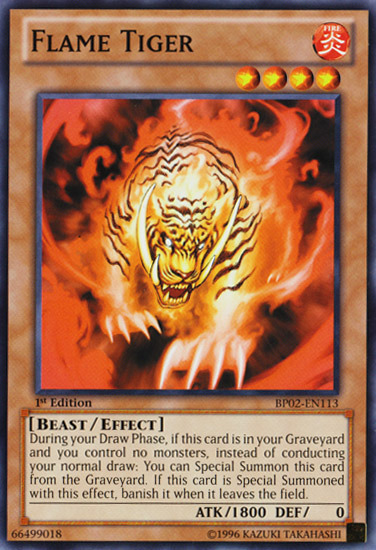 Flame Tiger [BP02-EN113] Mosaic Rare Yu-Gi-Oh!
