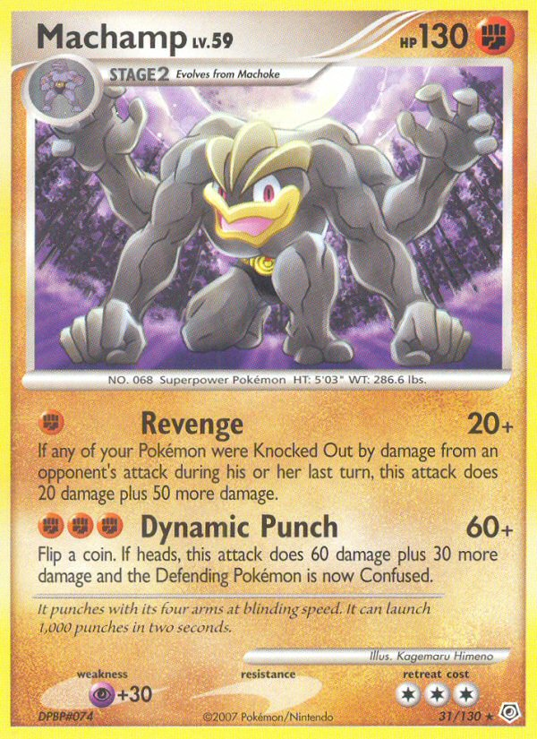 Machamp (31/130) [Diamond & Pearl: Base Set] Pokémon