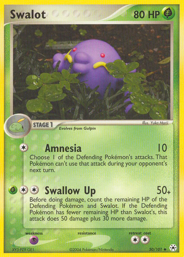 Swalot (50/101) [EX: Hidden Legends] Pokémon