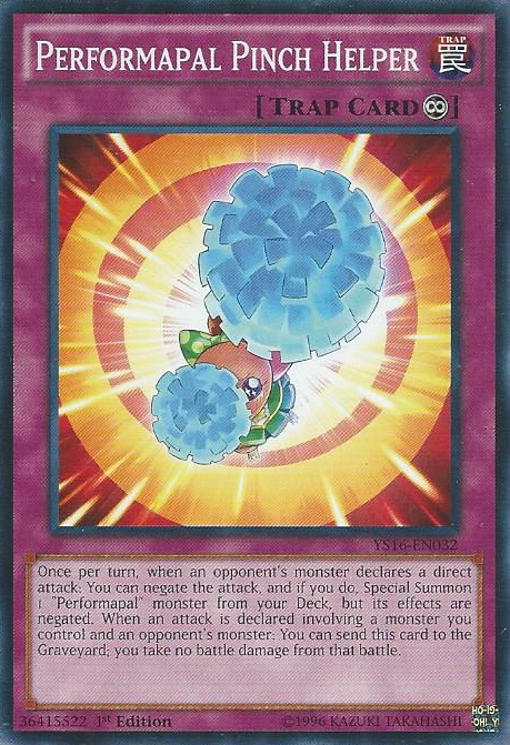 Performapal Pinch Helper [YS16-EN032] Common Yu-Gi-Oh!