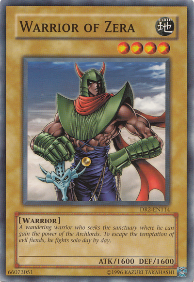 Warrior of Zera [DR2-EN114] Common Yu-Gi-Oh!