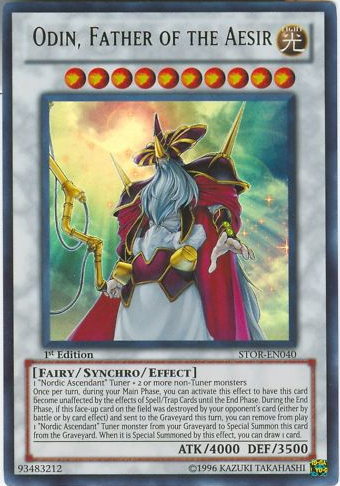 Odin, Father of the Aesir [STOR-EN040] Ultra Rare Yu-Gi-Oh!