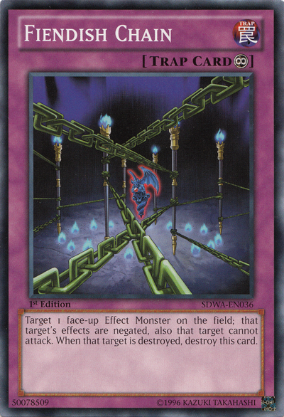 Fiendish Chain [SDWA-EN036] Common Yu-Gi-Oh!