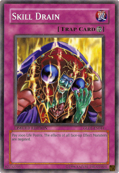 Skill Drain [GLD1-EN044] Common Yu-Gi-Oh!
