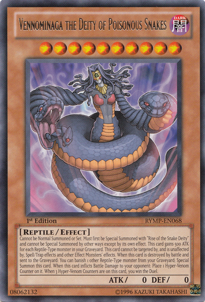 Vennominaga the Deity of Poisonous Snakes [RYMP-EN068] Rare Yu-Gi-Oh!