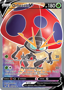 Orbeetle V (166/185) [Sword & Shield: Vivid Voltage] Pokémon