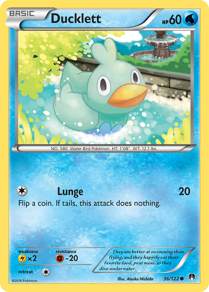 Ducklett (36/122) [XY: BREAKpoint] Pokémon