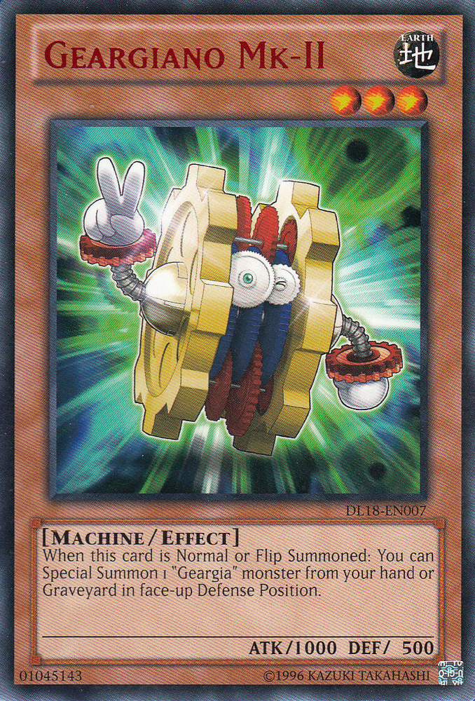 Geargiano Mk-II (Red) [DL18-EN007] Rare Yu-Gi-Oh!