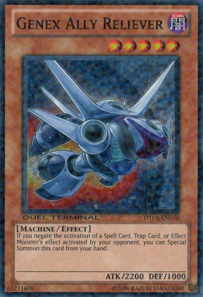 Genex Ally Reliever [DT04-EN070] Super Rare Yu-Gi-Oh!