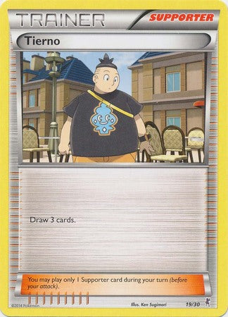 Tierno (19/30) [XY: Trainer Kit 1 - Bisharp] Pokémon