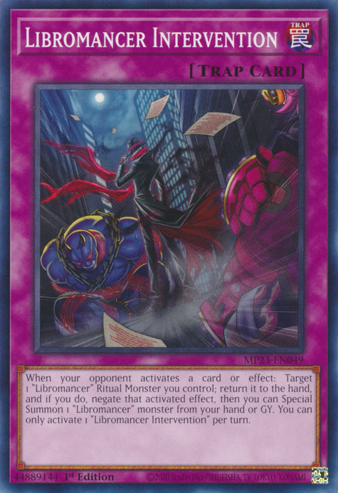 Libromancer Intervention [MP23-EN049] Common Yu-Gi-Oh!
