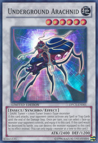 Underground Arachnid [DPC5-EN001] Super Rare Yu-Gi-Oh!