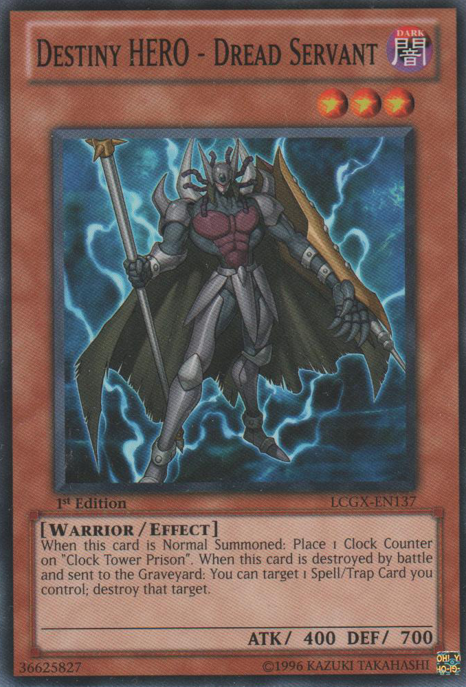 Destiny HERO - Dread Servant [LCGX-EN137] Common Yu-Gi-Oh!
