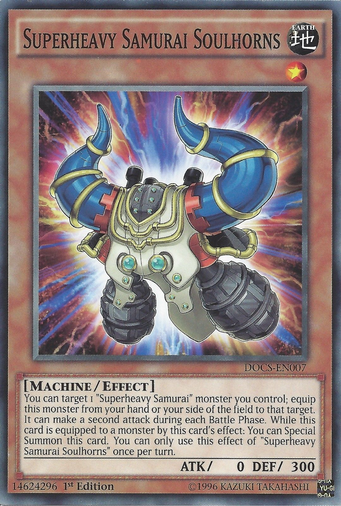 Superheavy Samurai Soulhorns [DOCS-EN007] Common Yu-Gi-Oh!