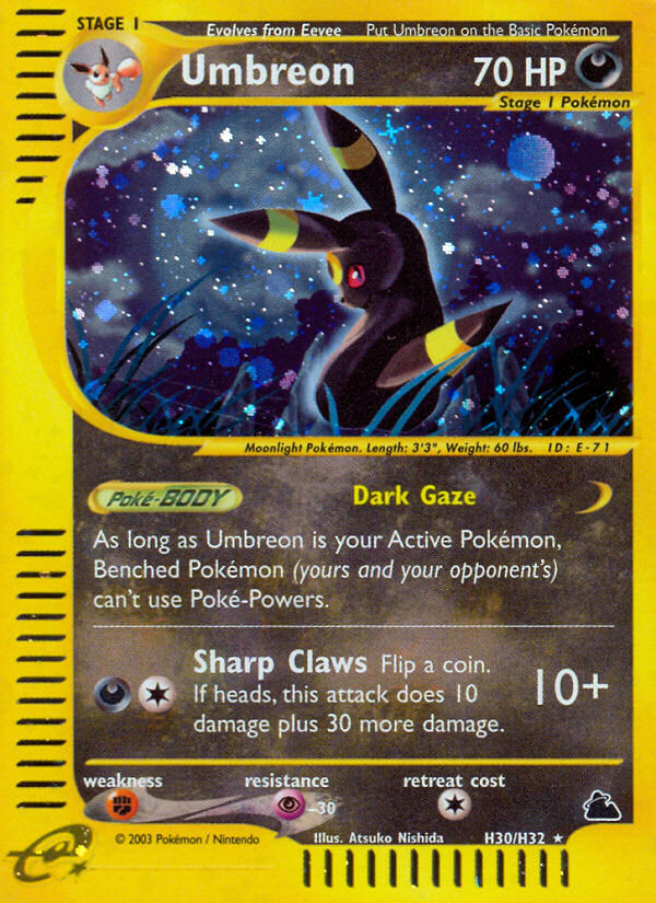 Umbreon (H30/H32) [Skyridge] Pokémon
