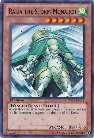 Raiza the Storm Monarch [BP01-EN015] Starfoil Rare Yu-Gi-Oh!
