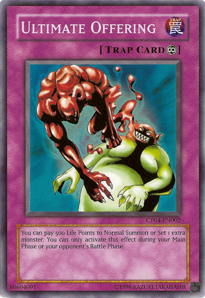 Ultimate Offering [CP04-EN002] Super Rare Yu-Gi-Oh!