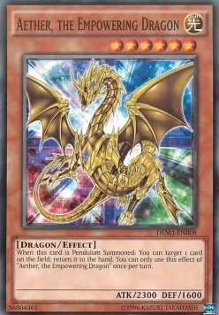 Aether, the Empowering Dragon [DEM3-EN008] Common Yu-Gi-Oh!