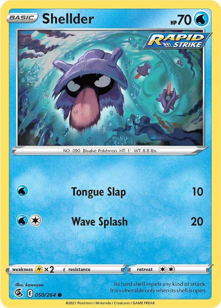 Shellder (050/264) [Sword & Shield: Fusion Strike] Pokémon