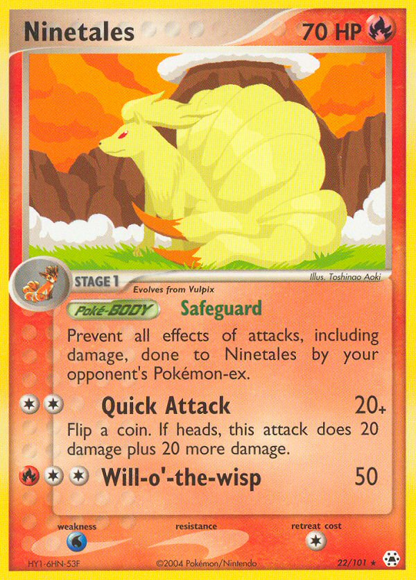 Ninetales (22/101) [EX: Hidden Legends] Pokémon
