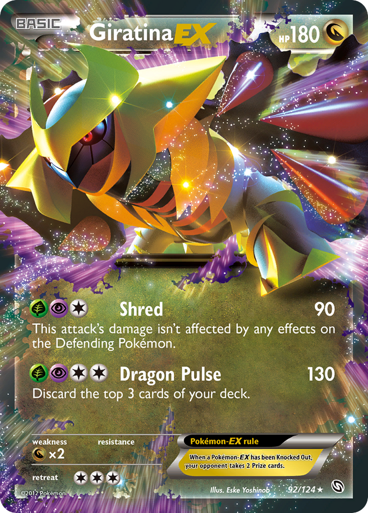 Giratina EX (92/124) [Black & White: Dragons Exalted] Pokémon