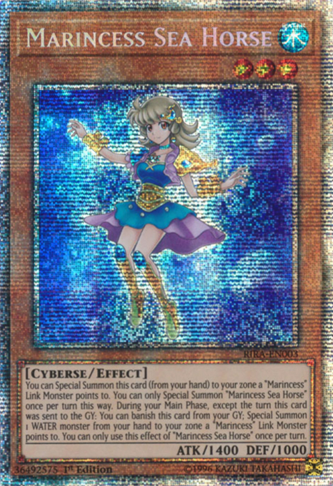 Marincess Sea Horse [RIRA-EN003] Starlight Rare Yu-Gi-Oh!