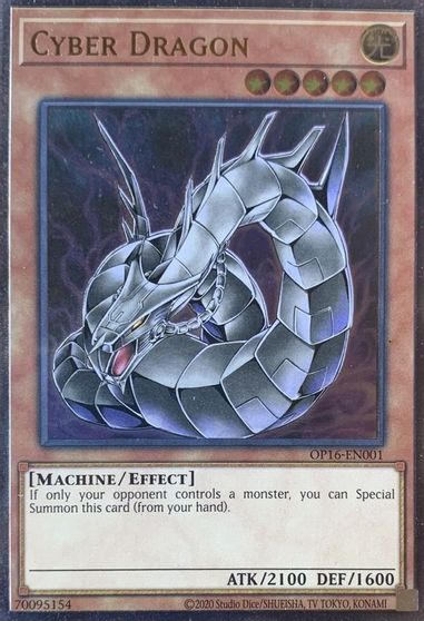 Cyber Dragon [OP16-EN001] Ultimate Rare Yu-Gi-Oh!