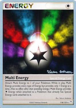 Multi Energy (118/123) (Intimidation - Tristan Robinson) [World Championships 2008] Pokémon