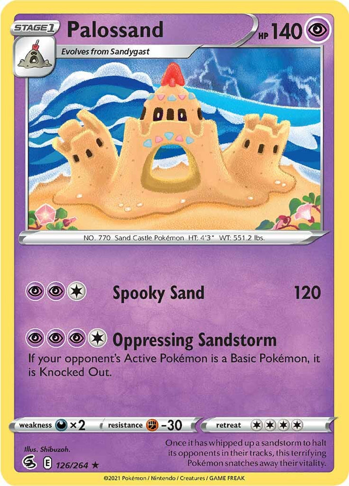 Palossand (126/264) [Sword & Shield: Fusion Strike] Pokémon