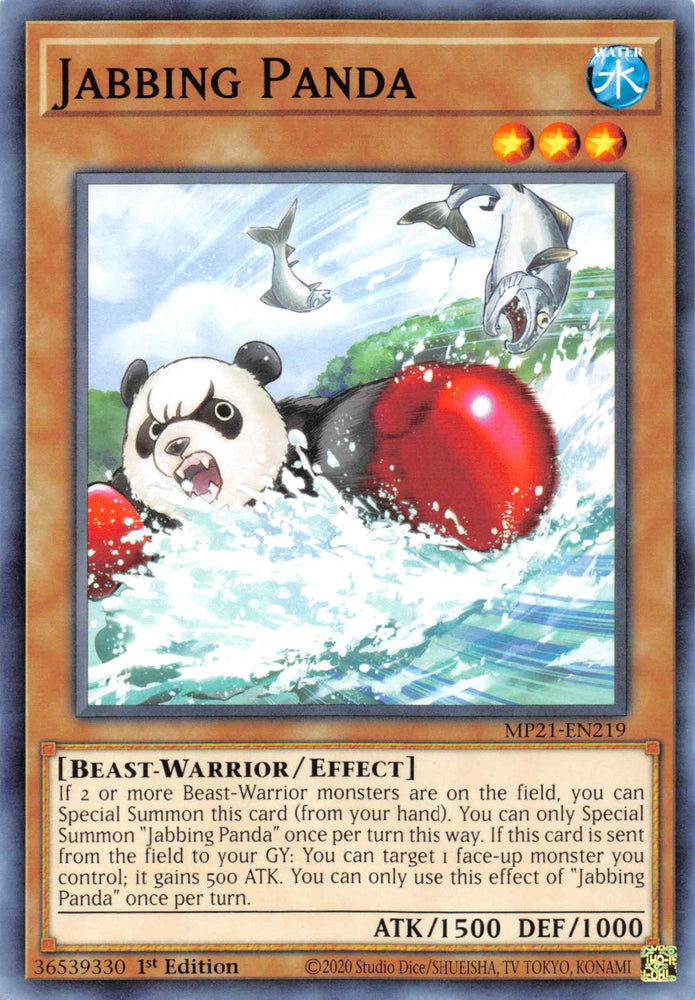 Jabbing Panda [MP21-EN219] Common Yu-Gi-Oh!