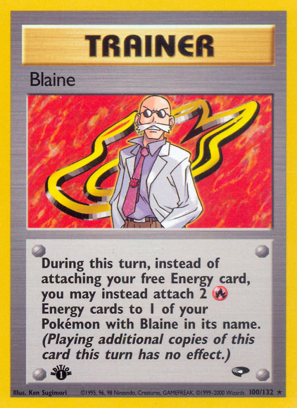 Blaine (100/132) [Gym Challenge 1st Edition] Pokémon