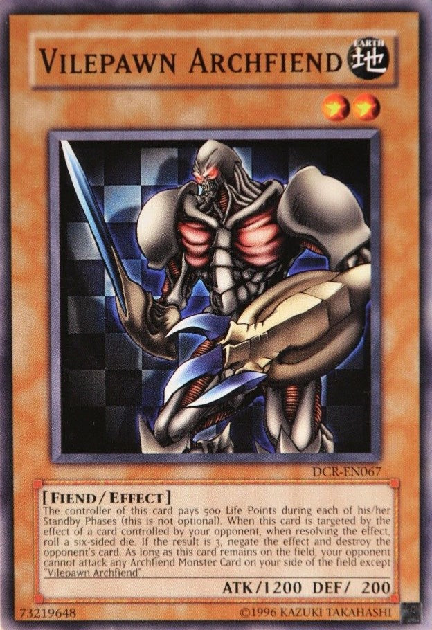 Vilepawn Archfiend [DCR-EN067] Common Yu-Gi-Oh!