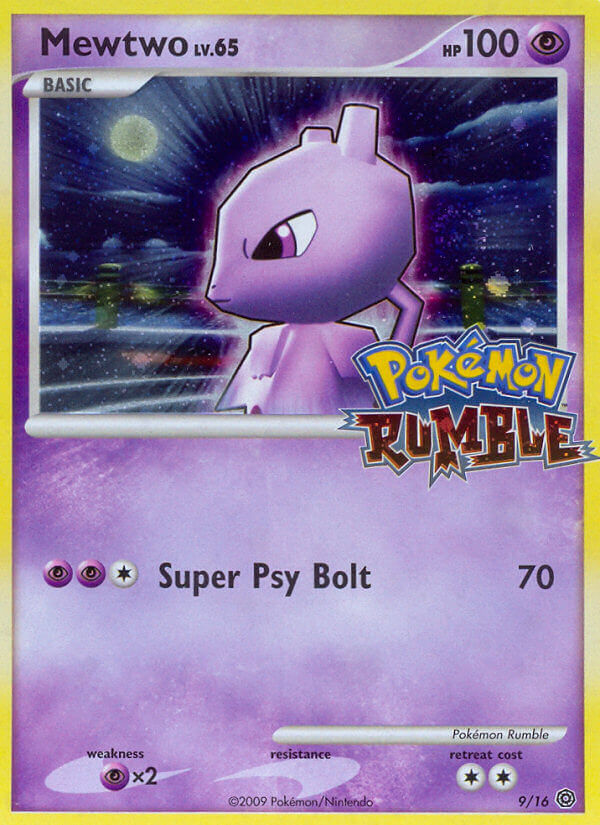 Mewtwo (9/16) [Pokémon Rumble] Pokémon