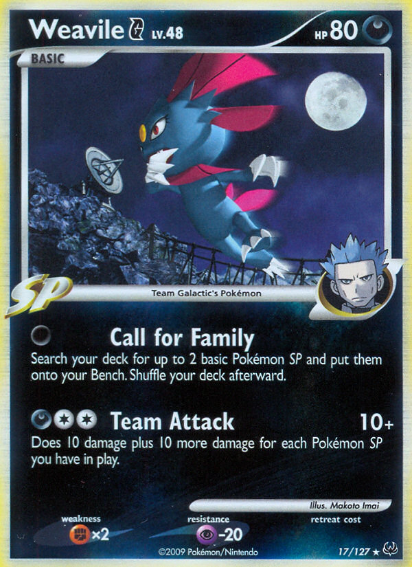 Weavile G (17/127) [Platinum: Base Set] Pokémon