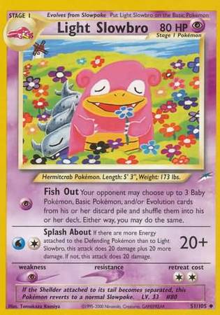 Light Slowbro (51/105) [Neo Destiny Unlimited] Pokémon
