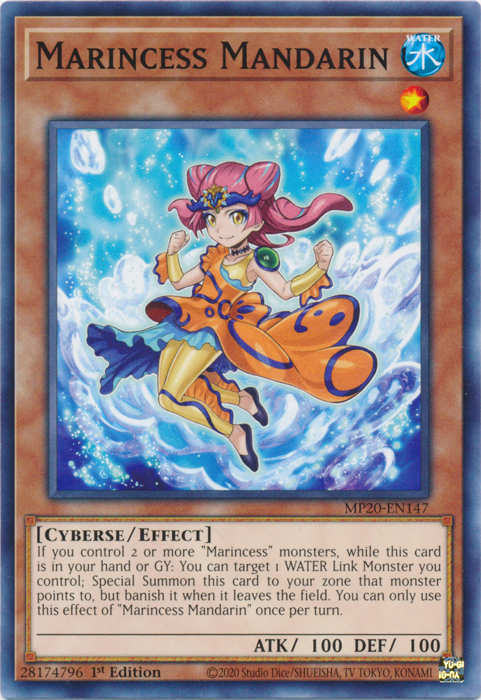 Marincess Mandarin [MP20-EN147] Common Yu-Gi-Oh!