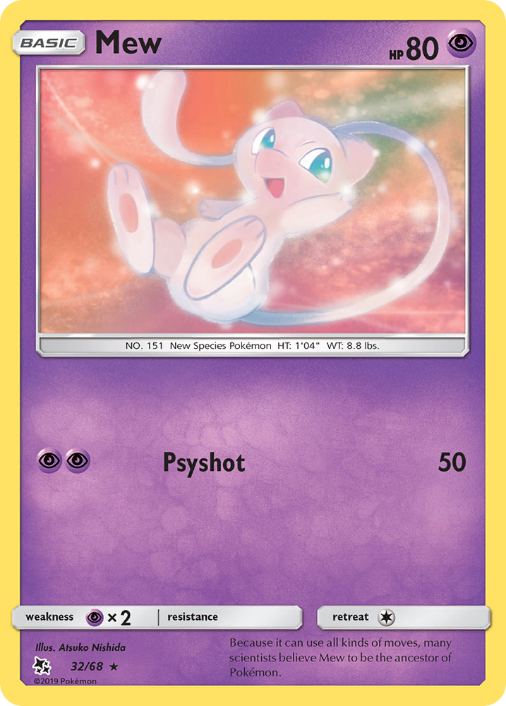 Mew (32/68) [Sun & Moon: Hidden Fates] Pokémon