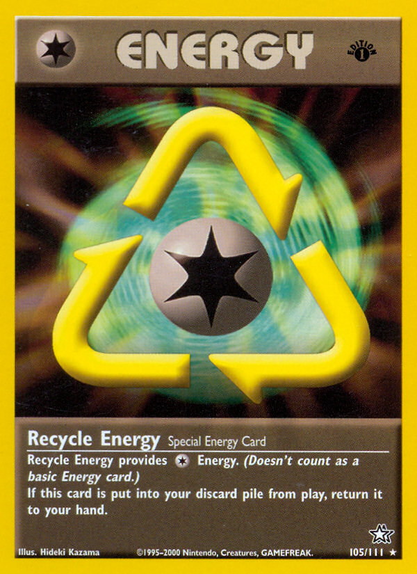 Recycle Energy (105/111) [Neo Genesis 1st Edition] Pokémon