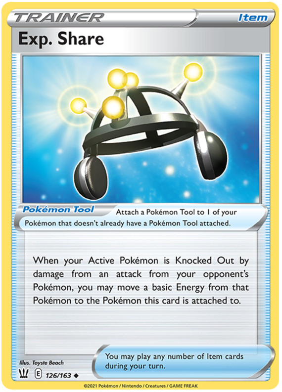 Exp. Share (126/163) [Sword & Shield: Battle Styles] Pokémon