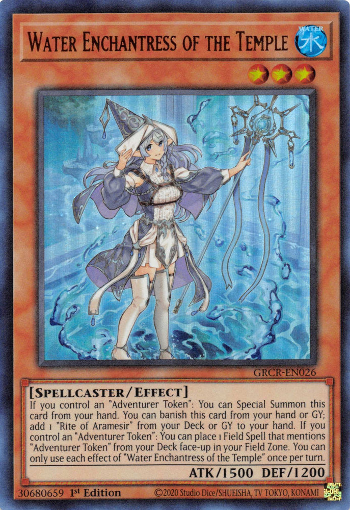 Water Enchantress of the Temple [GRCR-EN026] Ultra Rare Yu-Gi-Oh!