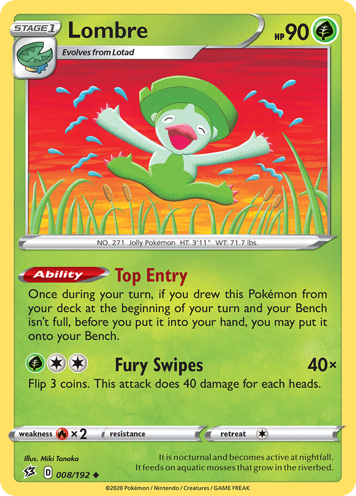 Lombre (008/192) [Sword & Shield: Rebel Clash] Pokémon