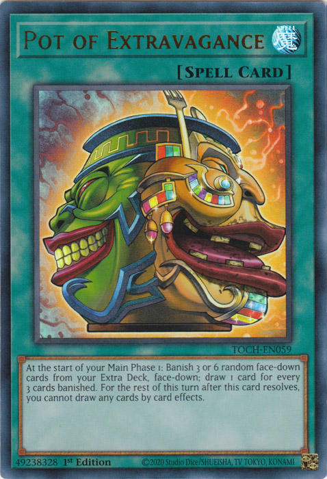 Pot of Extravagance [TOCH-EN059] Ultra Rare Yu-Gi-Oh!