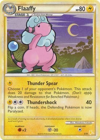 Flaaffy (3/30) [HeartGold & SoulSilver: Trainer Kit - Raichu] Pokémon