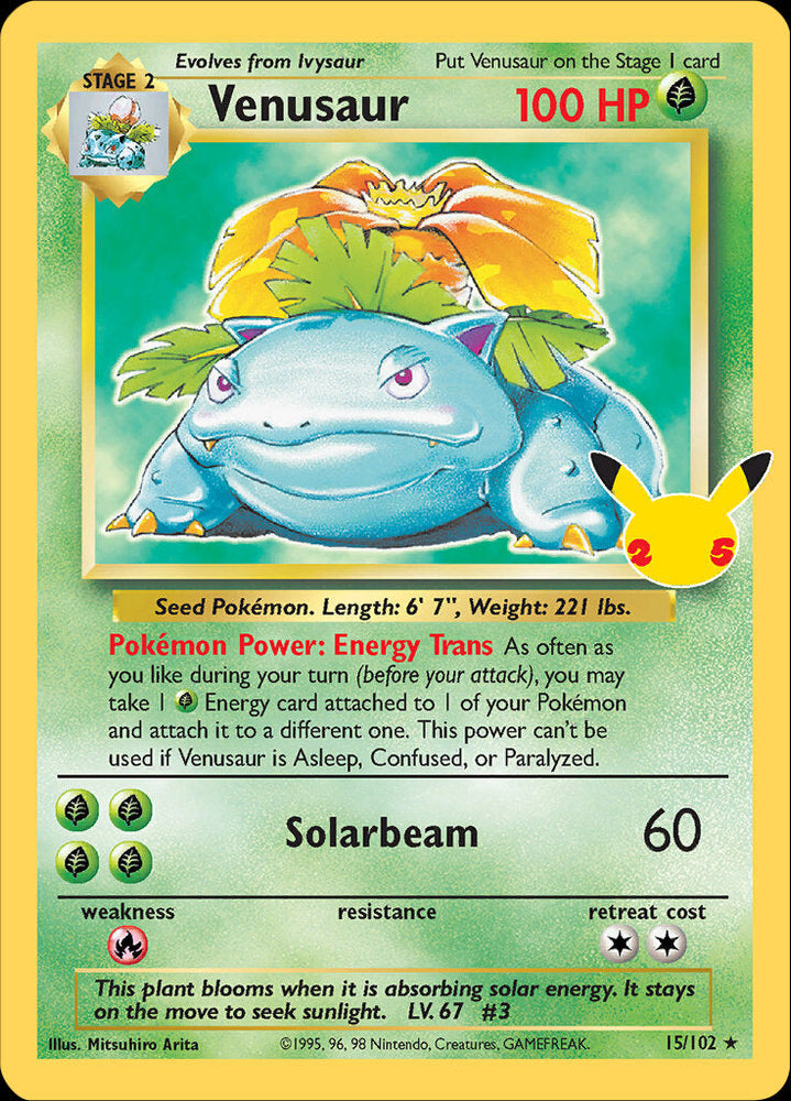 Venusaur (15/102) [Celebrations: 25th Anniversary - Classic Collection] Pokémon