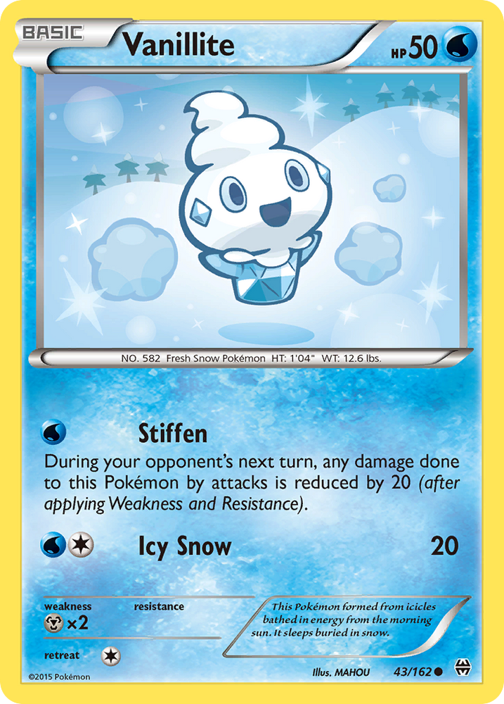 Vanillite (43/162) [XY: BREAKthrough] Pokémon