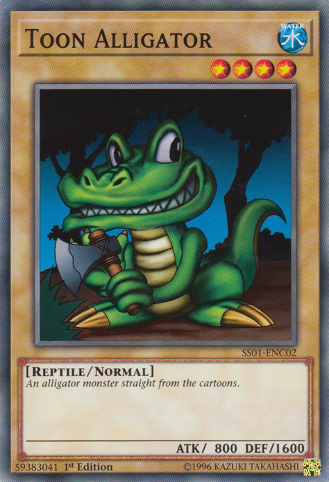 Toon Alligator [SS01-ENC02] Common Yu-Gi-Oh!