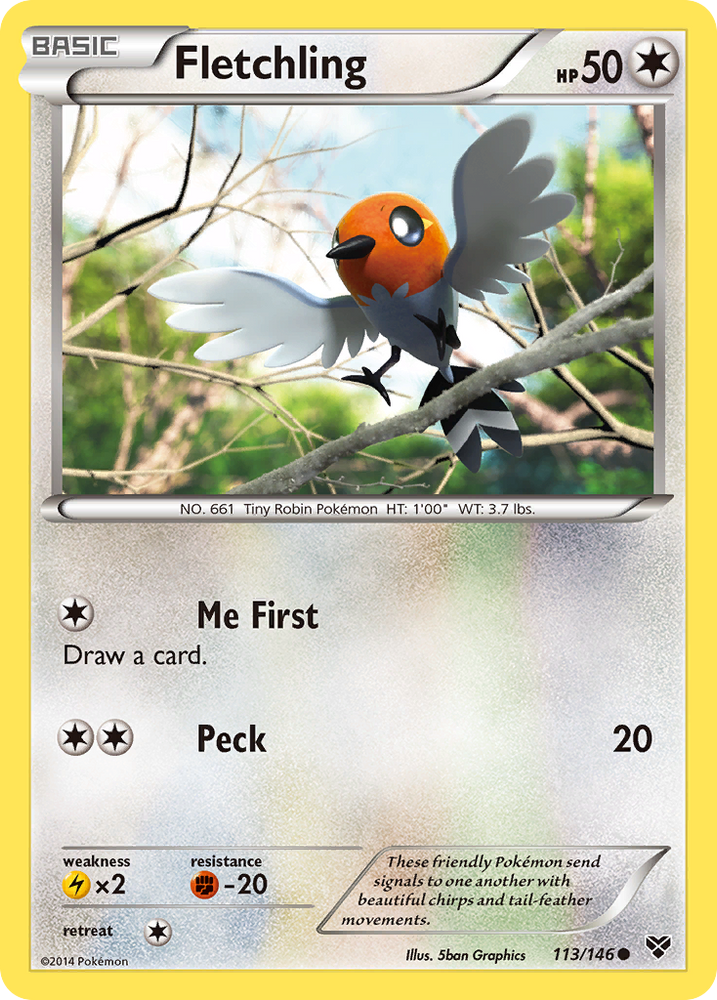 Fletchling (113/146) [XY: Base Set] Pokémon