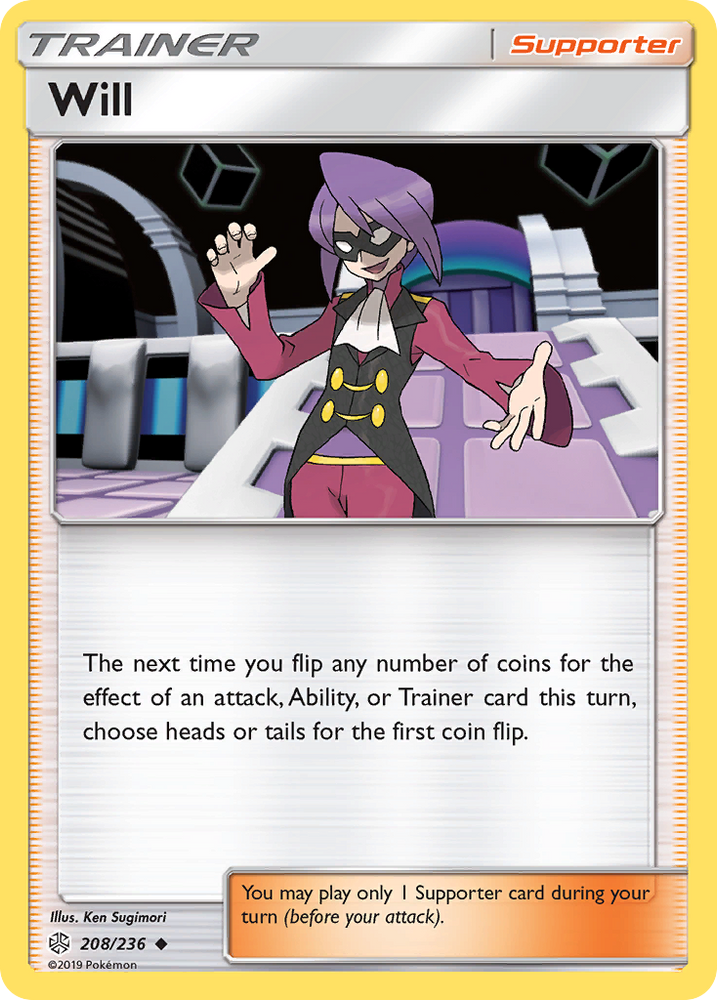 Will (208/236) [Sun & Moon: Cosmic Eclipse] Pokémon